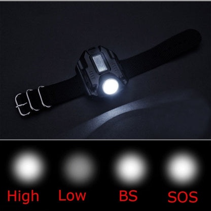 Rechargeable Torch Watch with Compass and SOS Light by HitMyNeed
