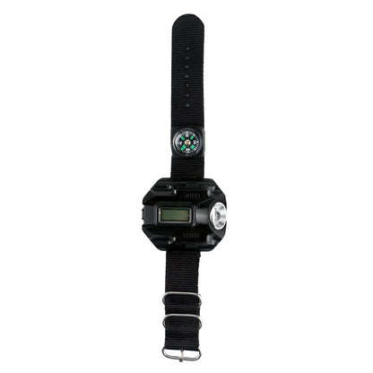 Rechargeable Torch Watch with Compass and SOS Light by HitMyNeed