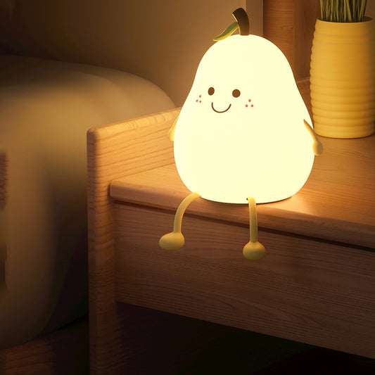 Rechargeable Touch Pear Night Light by HitMyNeed