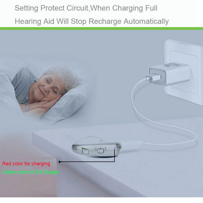Rechargeable USB Hearing Aid Sound Amplifier by HitMyNeed