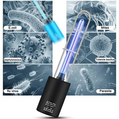 Rechargeable UV-C Disinfection Lamp with Ozone by HitMyNeed