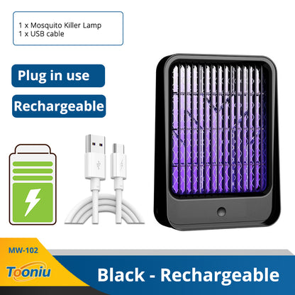 Rechargeable UV Mosquito Killer Lamp 5W black-rechargeable usb-cable by HitMyNeed