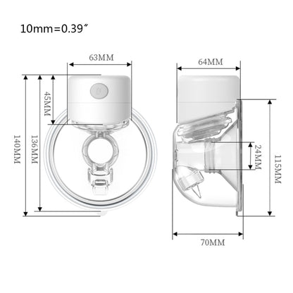 Rechargeable Wearable Electric Breast Pump by HitMyNeed