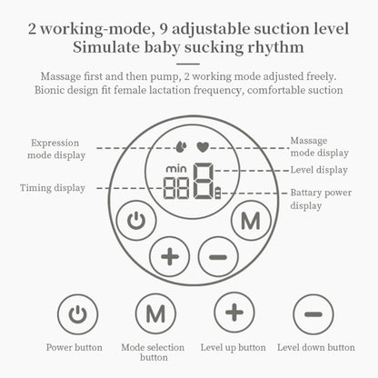 Rechargeable Wearable Electric Breast Pump by HitMyNeed
