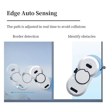 Rechargeable Window Cleaning Robot with 5600Pa Suction by HitMyNeed