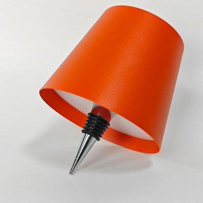 Rechargeable Wireless Bottle Lamp with Touch Dimming orange by HitMyNeed