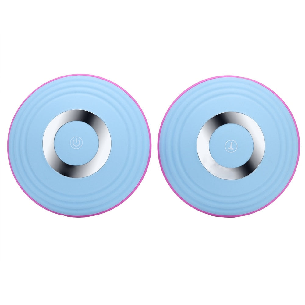 Rechargeable Wireless Electric Breast Massager (Pair) by HitMyNeed