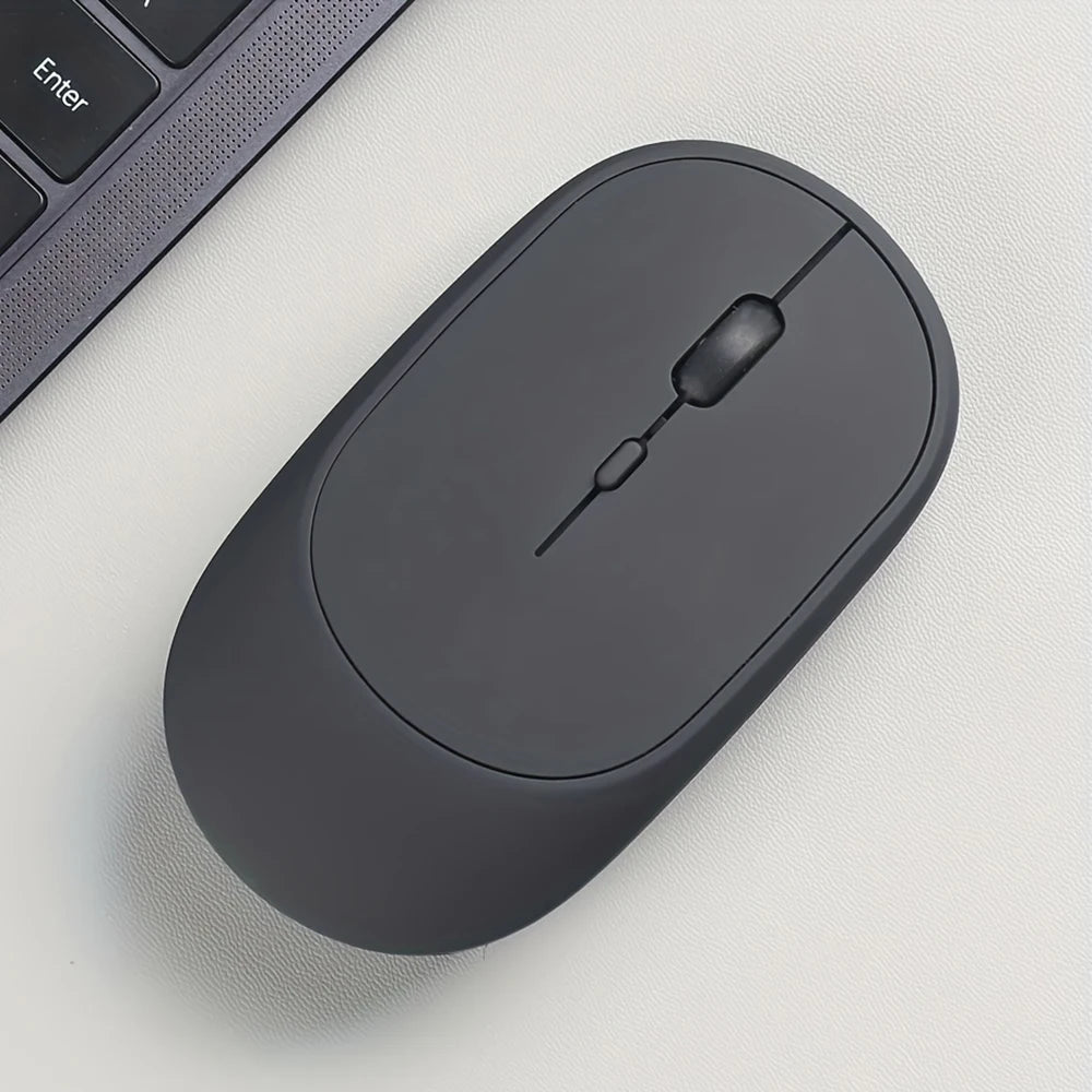 Rechargeable Wireless Mouse, Dual Mode Silent Mouse by HitMyNeed