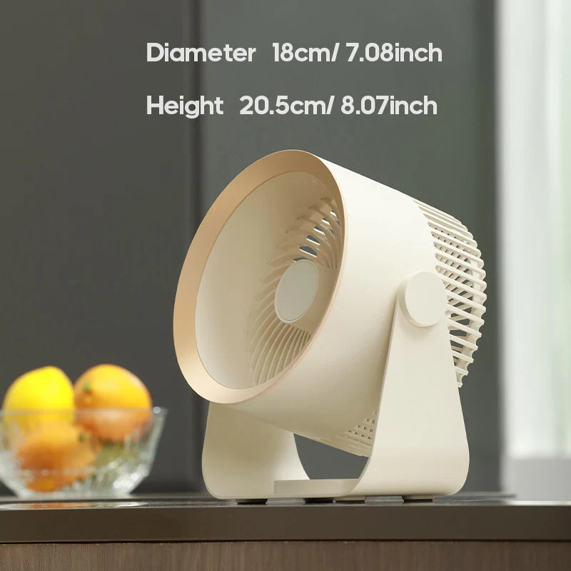Rechargeable Wireless Multi‑Mount Quiet Fan 13cm by HitMyNeed