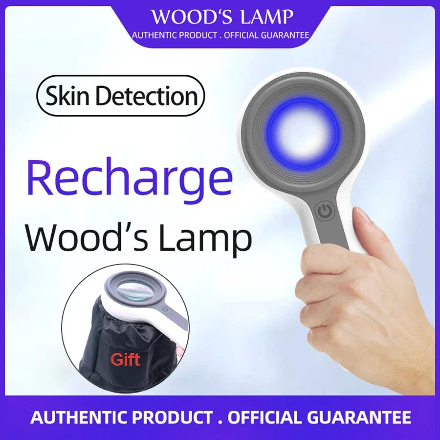Rechargeable Wood's Lamp UV Skin Analyzer DW-A100 by HitMyNeed