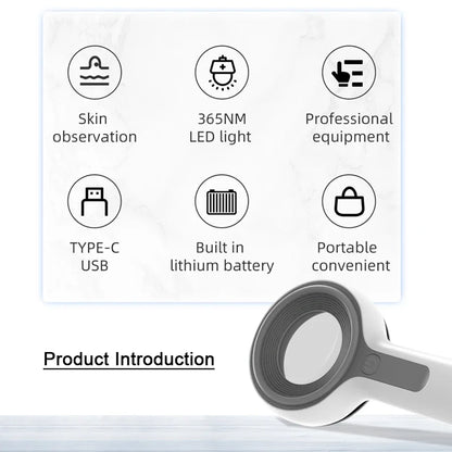 Rechargeable Wood's Lamp UV Skin Analyzer DW-A100 by HitMyNeed