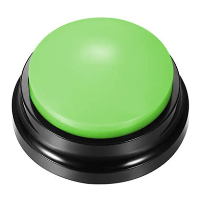 Recordable Talking Pet Buttons for Dog Training green by HitMyNeed