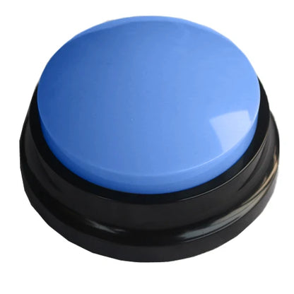 Recordable Talking Pet Buttons for Dog Training light-blue by HitMyNeed