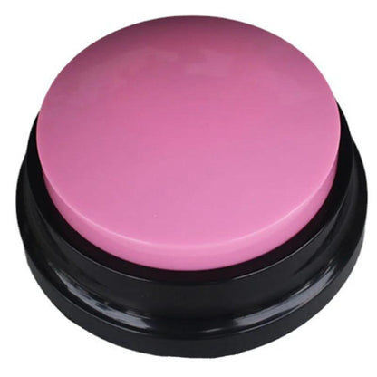 Recordable Talking Pet Buttons for Dog Training pink by HitMyNeed