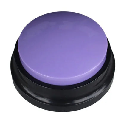 Recordable Talking Pet Buttons for Dog Training purple by HitMyNeed