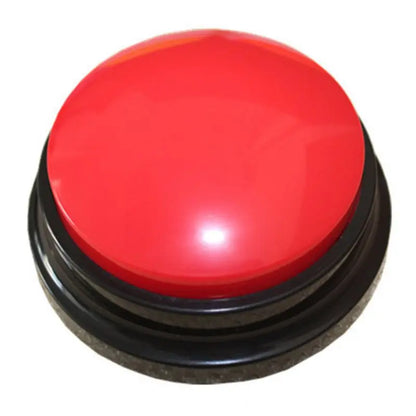 Recordable Talking Pet Buttons for Dog Training red by HitMyNeed