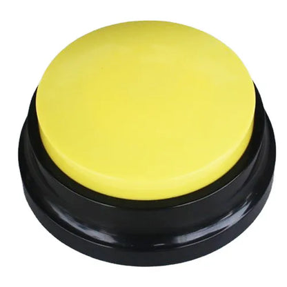 Recordable Talking Pet Buttons for Dog Training yellow by HitMyNeed