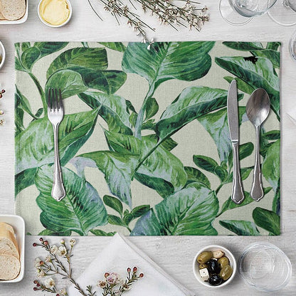 Rectangular Cotton Linen Table Placemat 40x30cm 1 by HitMyNeed