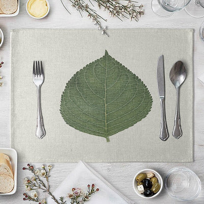 Rectangular Cotton Linen Table Placemat 40x30cm 18 by HitMyNeed
