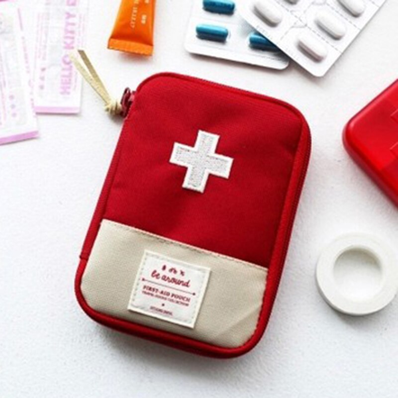 Red Canvas Small Medical Bag Organizer by HitMyNeed