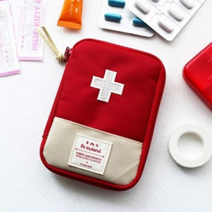 Red Canvas Small Medical Bag Organizer by HitMyNeed