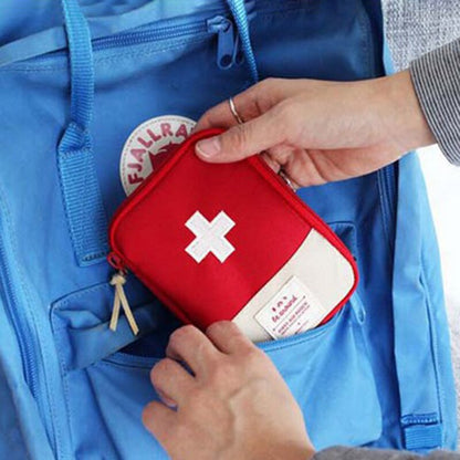 Red Canvas Small Medical Bag Organizer by HitMyNeed