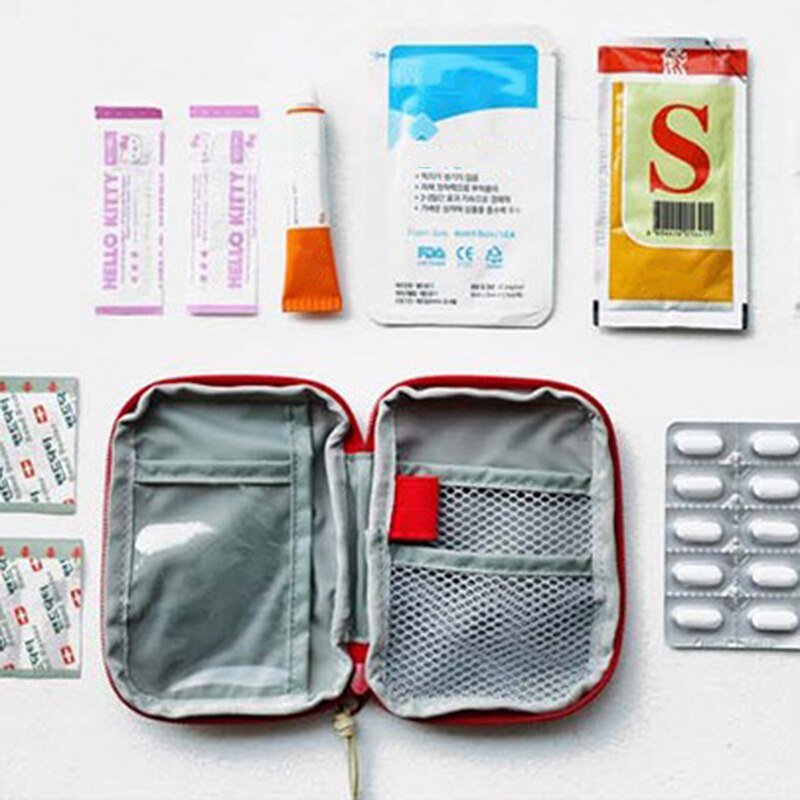 Red Canvas Small Medical Bag Organizer by HitMyNeed