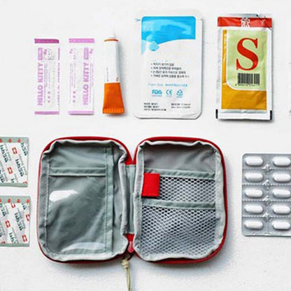 Red Canvas Small Medical Bag Organizer by HitMyNeed