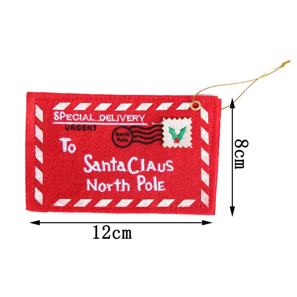 Red Christmas Santa Gift Envelopes (Set of 5) by HitMyNeed