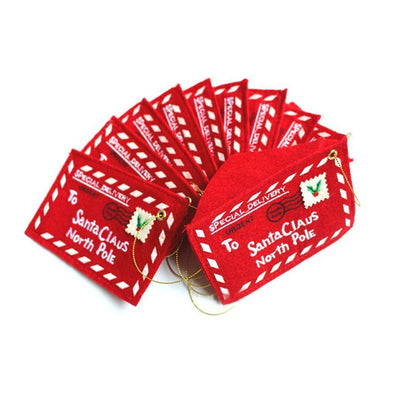 Red Christmas Santa Gift Envelopes (Set of 5) by HitMyNeed