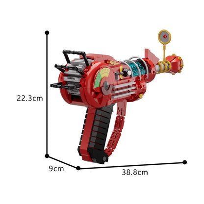 Red COD Ray Gun Building Blocks Model Kit by HitMyNeed