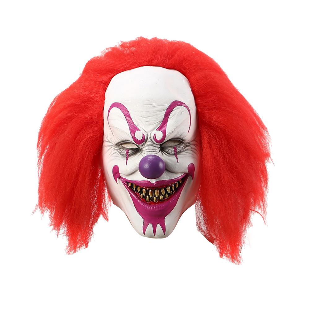 Red Eye Clown Latex Halloween Mask by HitMyNeed