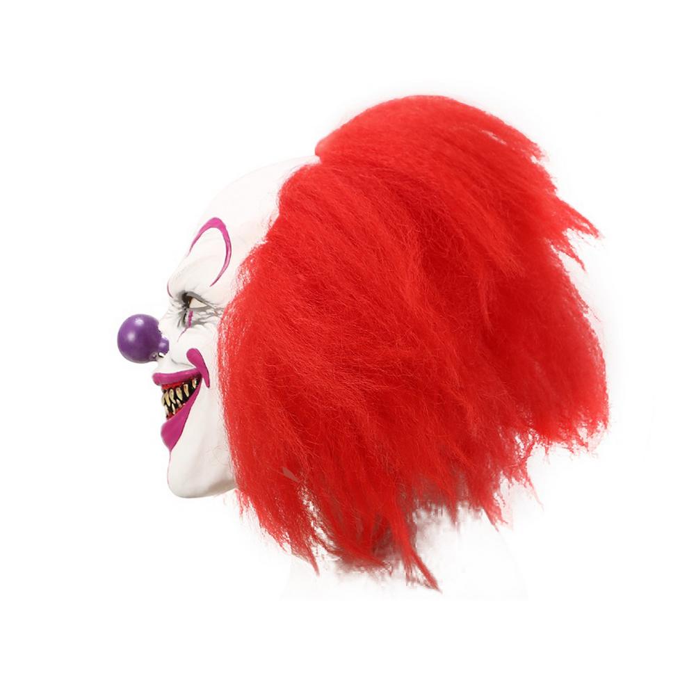 Red Eye Clown Latex Halloween Mask by HitMyNeed