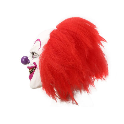 Red Eye Clown Latex Halloween Mask by HitMyNeed