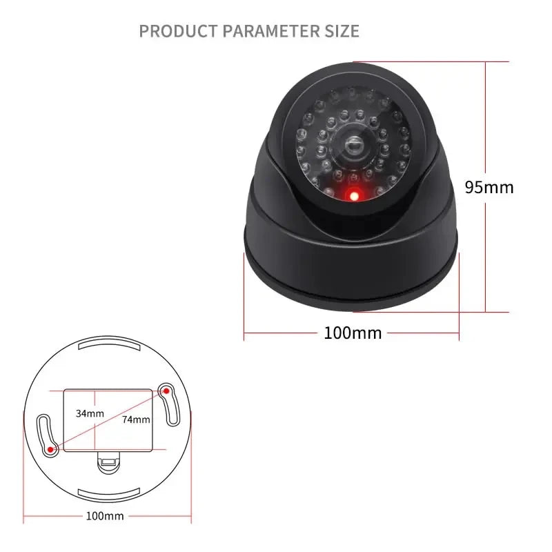 Red Flashing LED Dummy CCTV Camera for Home & Office by HitMyNeed