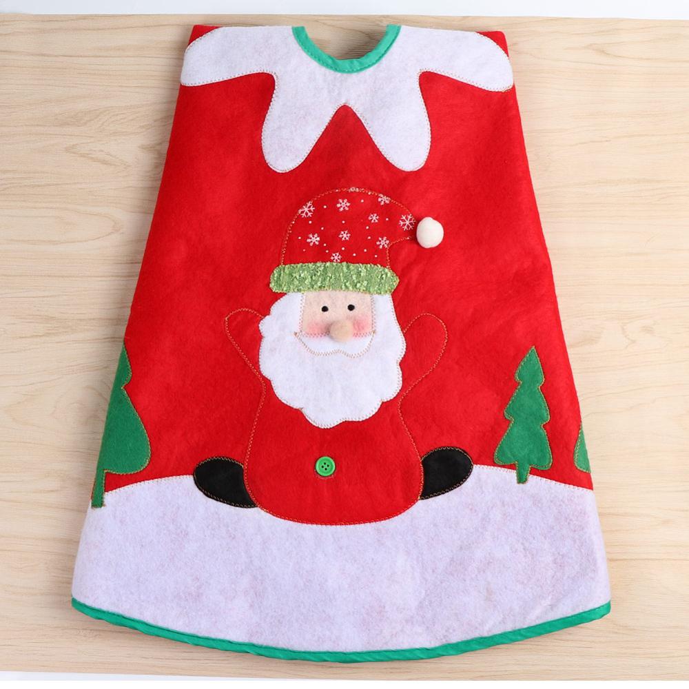 Red Green Santa Christmas Tree Skirt 90cm by HitMyNeed