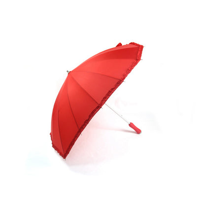 Red Heart-Shaped Umbrella for Photoshoots & Events by HitMyNeed
