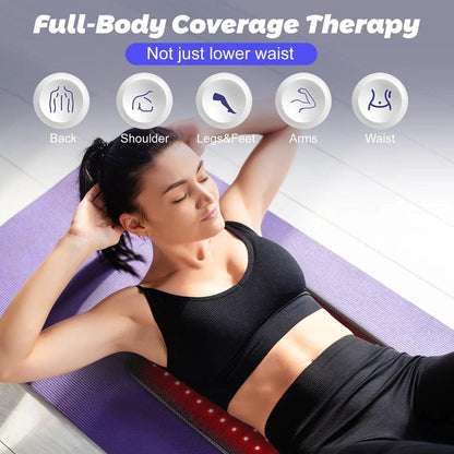 Red & Infrared Therapy Belt Wrap for Pain Relief by HitMyNeed