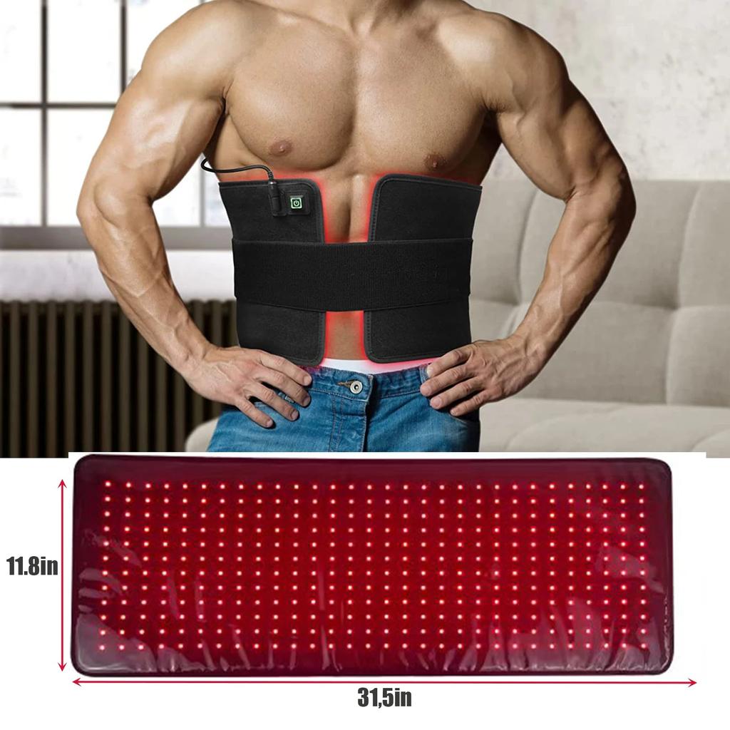 Red & Infrared Therapy Belt Wrap for Pain Relief by HitMyNeed