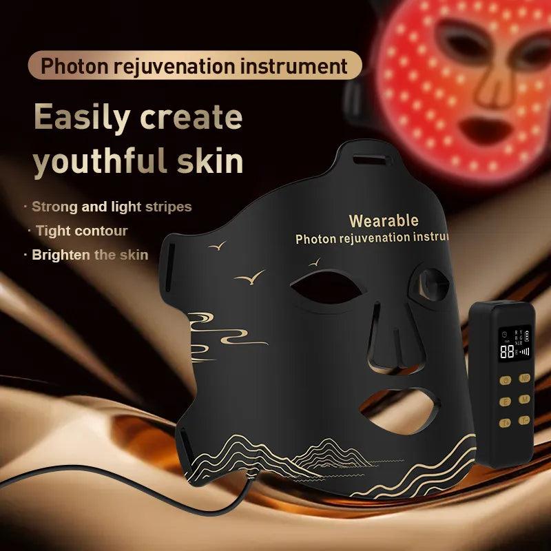 Red LED Infrared Flexible Silicone Light Therapy Mask by HitMyNeed