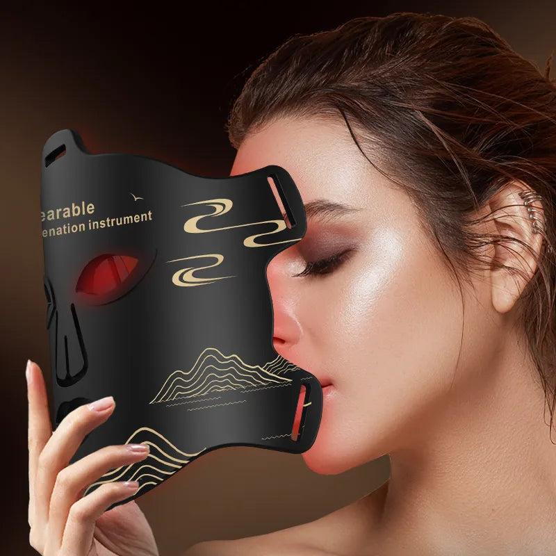 Red LED Infrared Flexible Silicone Light Therapy Mask by HitMyNeed