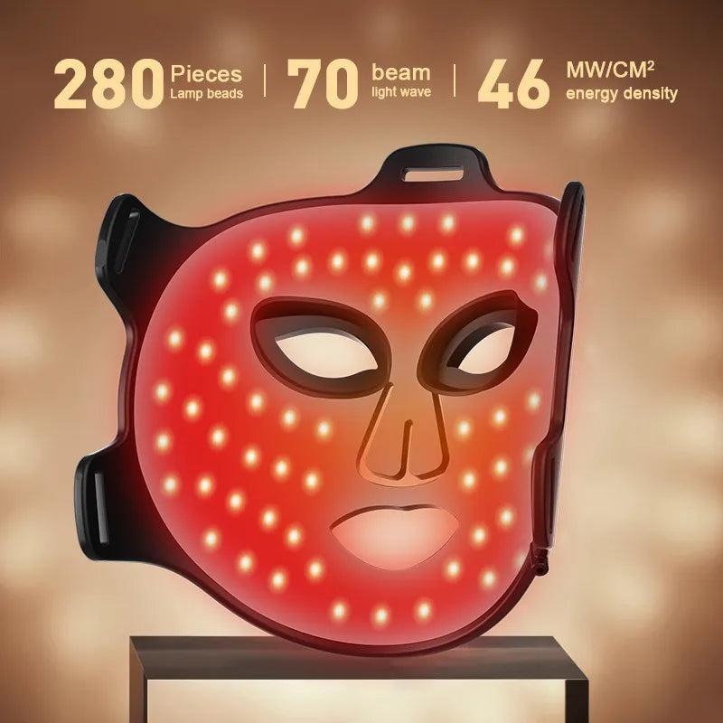 Red LED Infrared Flexible Silicone Light Therapy Mask by HitMyNeed