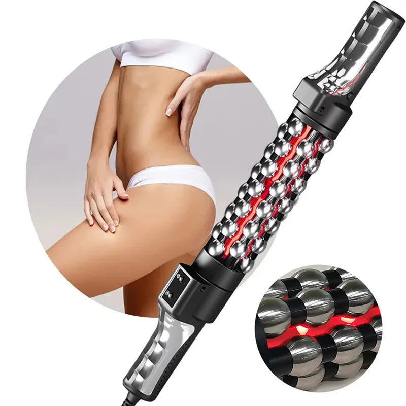 Red Light Heated 360° Body Massager Roller by HitMyNeed