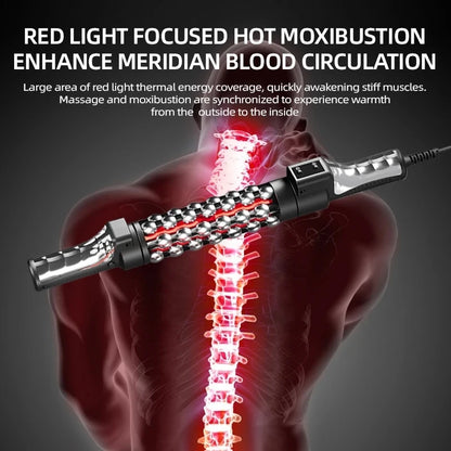 Red Light Heated 360° Body Massager Roller by HitMyNeed