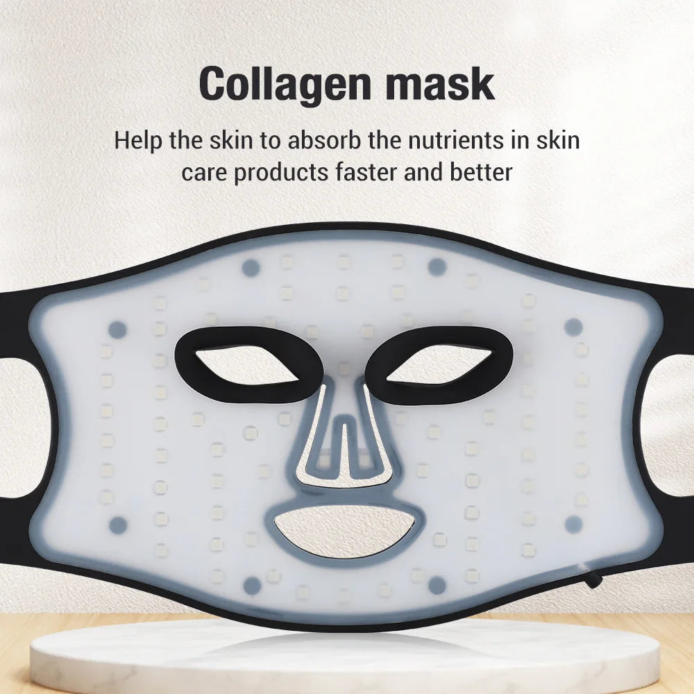 Red Light Therapy Mask 460nm 660nm 850nm for Face Care by HitMyNeed