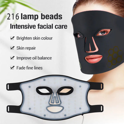 Red Light Therapy Mask 460nm 660nm 850nm for Face Care by HitMyNeed