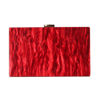 Red Solid Evening Handbag for Women by HitMyNeed