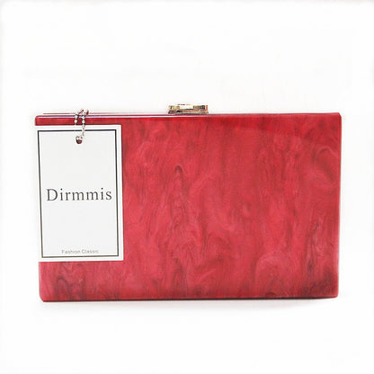 Red Solid Evening Handbag for Women by HitMyNeed