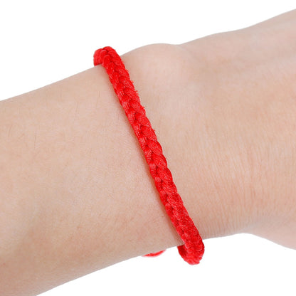 Red String Friendship Bracelet Set, Adjustable Pair by HitMyNeed