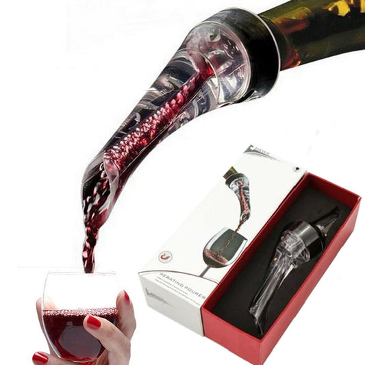 Red Wine Aerator and Drip-Free Pourer Spout by HitMyNeed